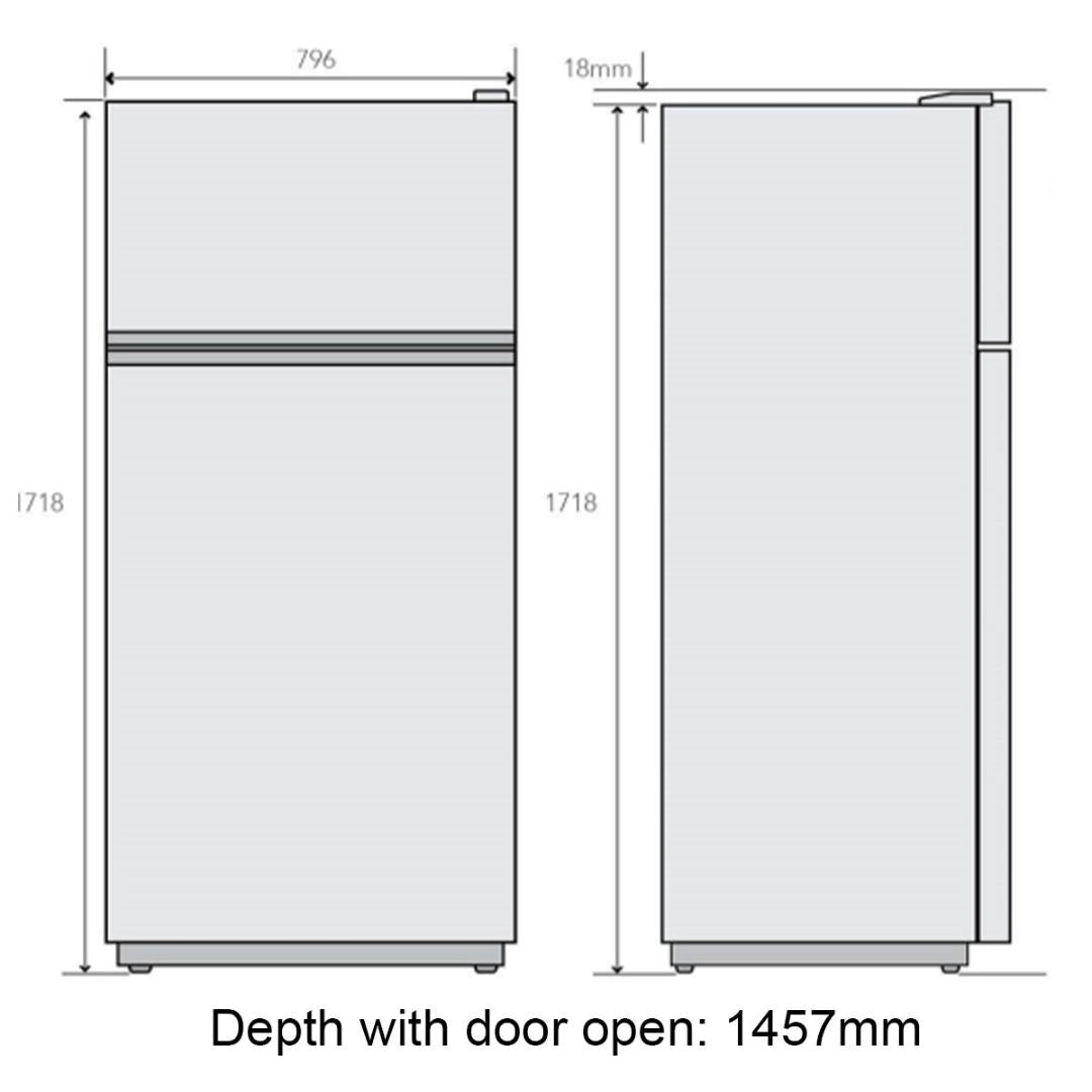 Kelvinator 503L Top Mount Frost Free Fridge White KTM5402WC-R - Factory Seconds