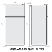 Kelvinator 503L Top Mount Frost Free Fridge White KTM5402WC-R - Factory Seconds