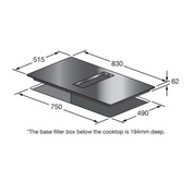 Kleenmaid ICTFX9042 dimensions diagram
