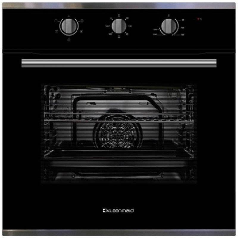 Kleenmaid  60cm Black Oven KCOMF6010- Factory Seconds Discount