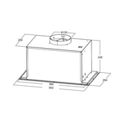Kleenmaid RHUC92K dimensions diagram