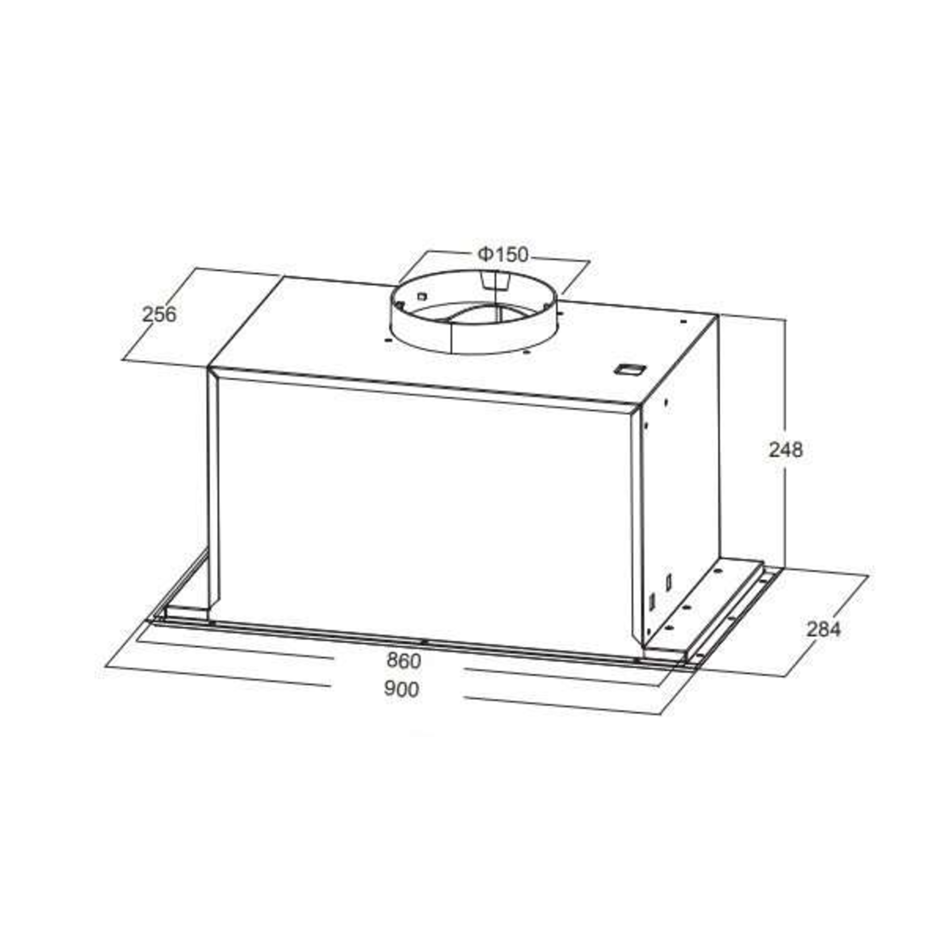 Kleenmaid RHUC92K dimensions diagram