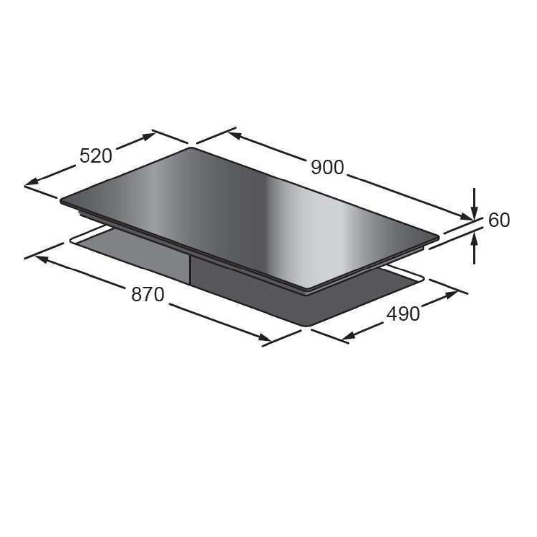 Kleenmaid 90cm Induction Cooktop ICT9030
