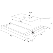 Kleenmaid 90cm Slide Out Rangehood RHSOR91