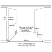 Kleenmaid Stainless Steel Freestanding Dishwasher DW6030 - Factory Seconds