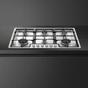 Smeg 90cm Stainless Steel Gas Cooktop PGA962