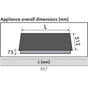 Smeg 90cm Stainless Steel Gas Cooktop PGA962