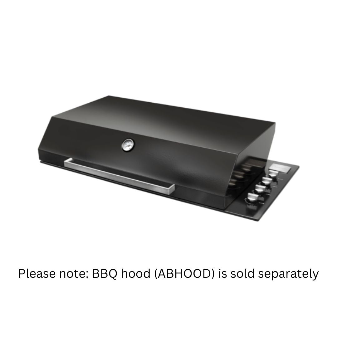 Artusi 104cm Gloss Black Built-In BBQ ABBQ1B