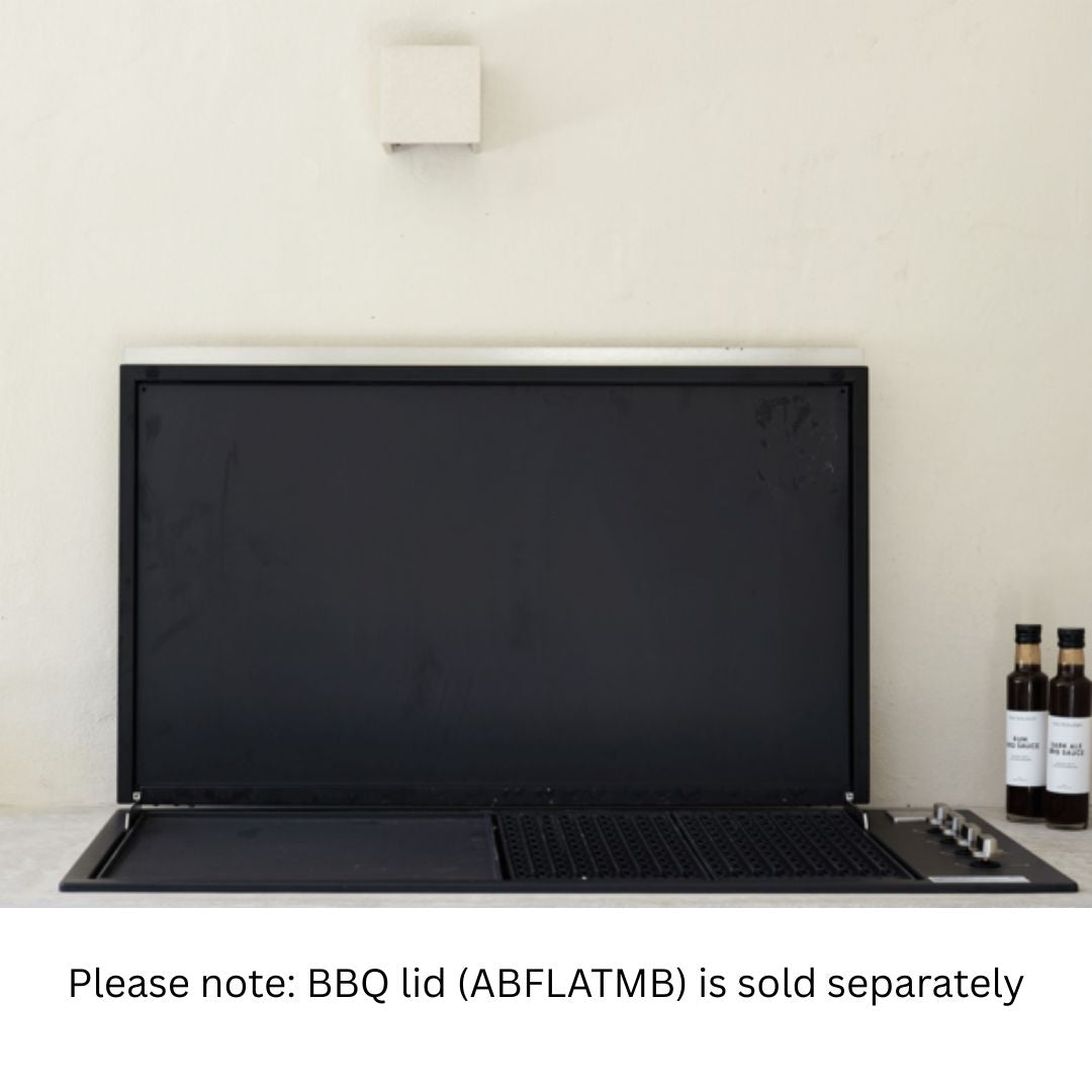 Artusi 104cm Matte Black Built-In BBQ ABBQ1MB