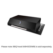 Artusi 104cm Matte Black Built-In BBQ ABBQ1MB