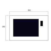 Smeg 25L Microwave with Trim Kit and Steam SBIM30X-1 - Factory Seconds
