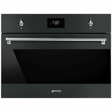 Load image into Gallery viewer, Smeg 60cm Matt Black Classic Compact Speed Oven (Microwave Oven) SFA4301MCN - Factory Seconds Discount
