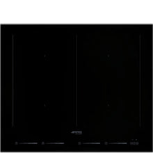 Load image into Gallery viewer, Smeg Black 60cm Dolce Stil Novo Induction Cooktop SIM662WLDX - Factory Seconds Discount
