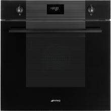 Load image into Gallery viewer, Smeg 60cm Black Linear Oven SOA6101TNO - Factory Seconds Discount
