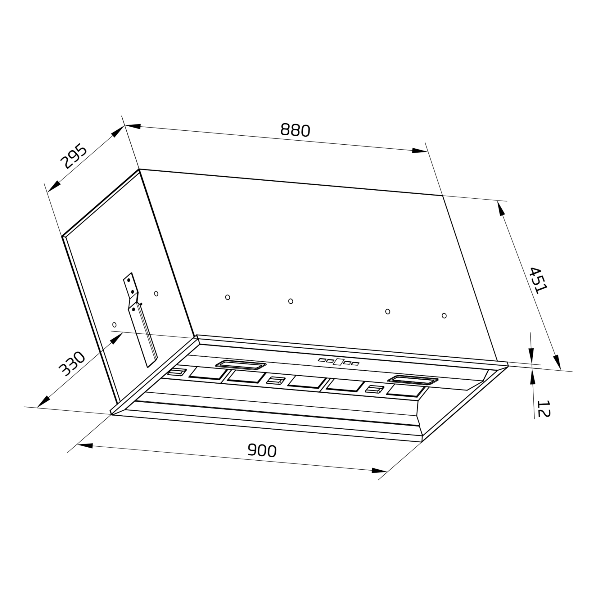 Schweigen MSQX90 dimensions diagram