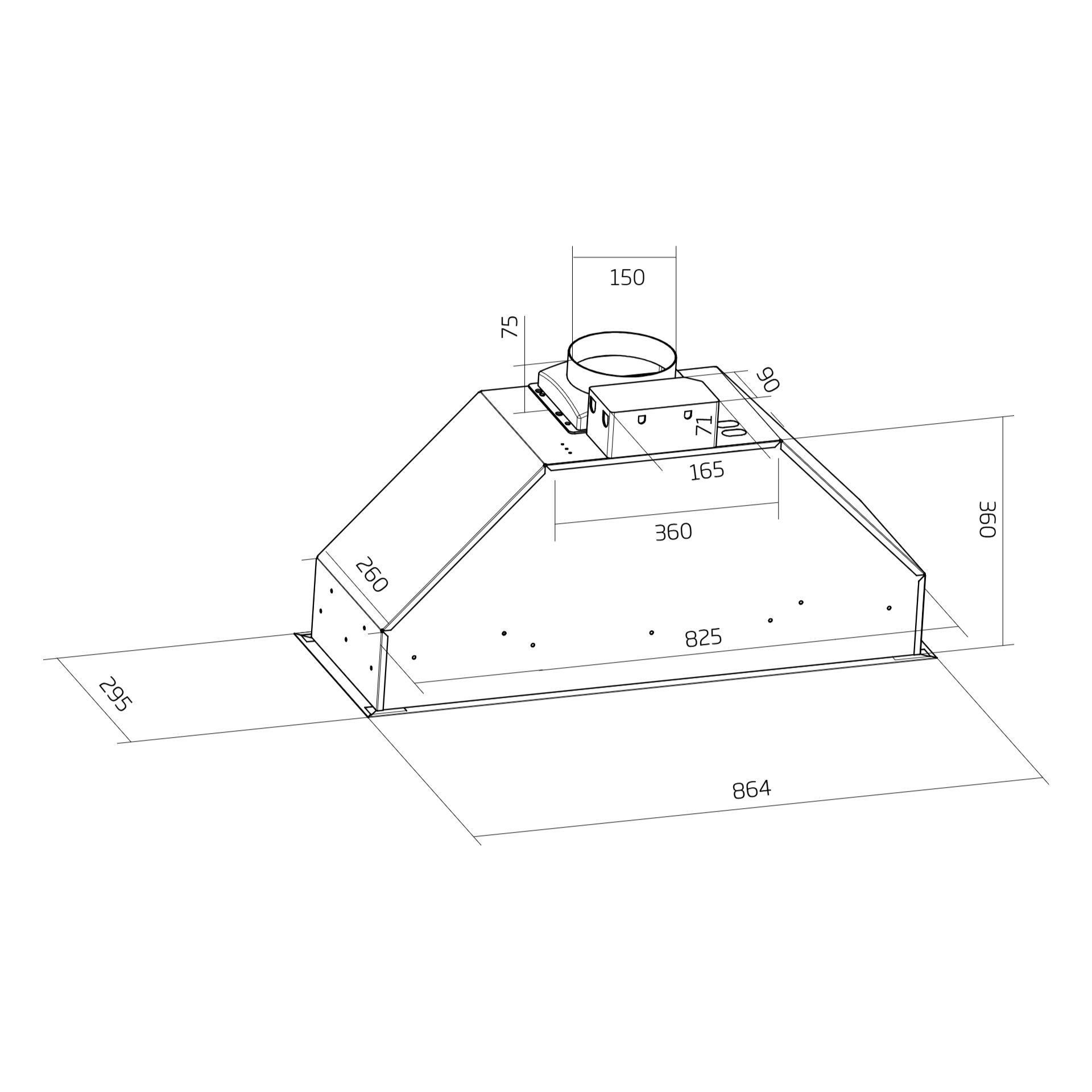 Schweigen SWU-9 dimensions diagram
