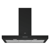 Smeg 90cm Wall Mount T Shape Matt Black Rangehood KBTAU900MNE- Factory Seconds Discount