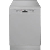 Smeg Freestanding Silver Dishwasher DWA6214S4 - Factory Seconds