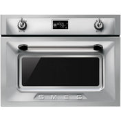 Smeg 45cm Victoria Compact Steam Oven SFA4920VCX - Factory Seconds