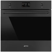 Smeg 60cm Matt Black Pyrolytic Combi Steam Oven SOPA6302S2PN