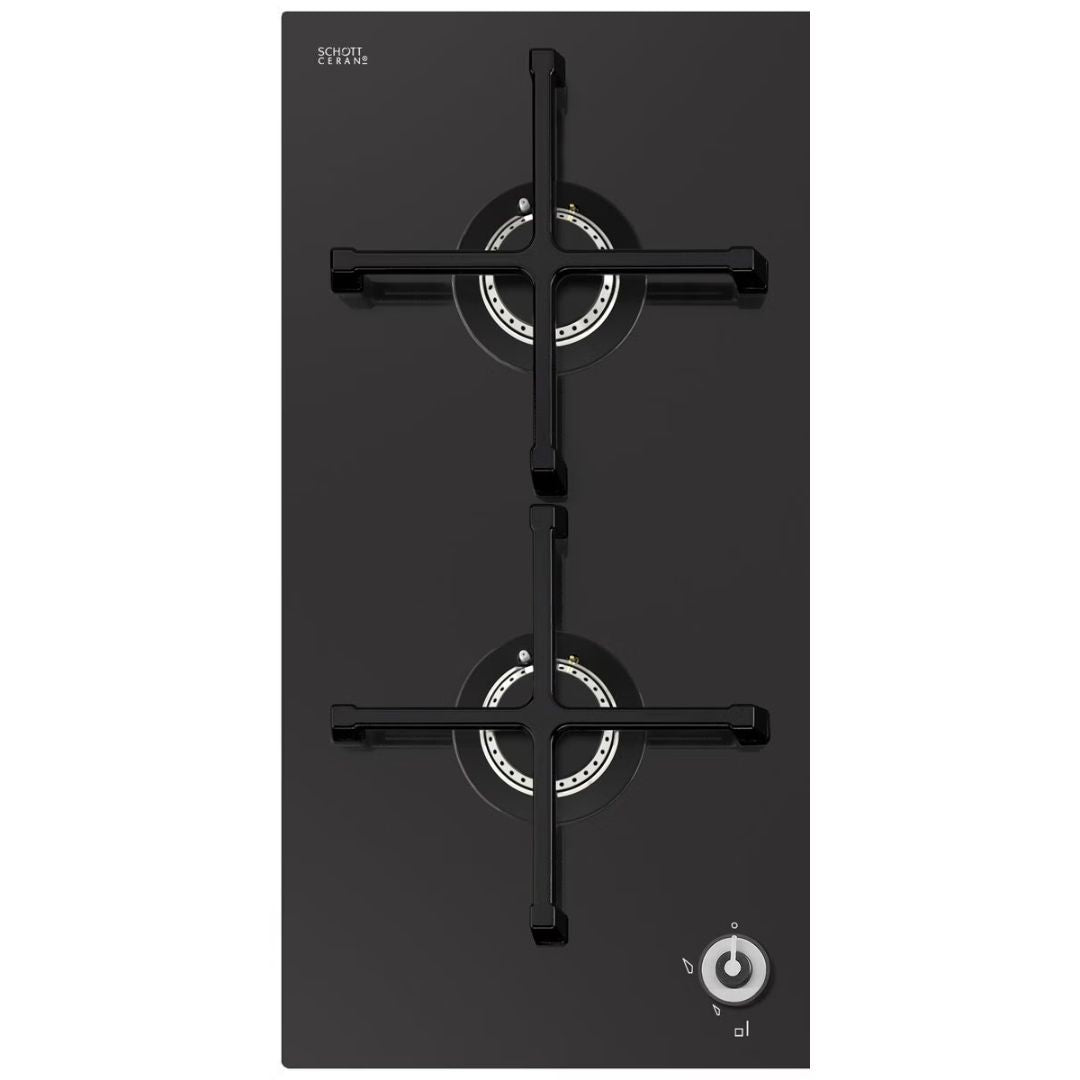 Smeg 60cm Black Gas Cooktop PVA164CN - Factory Seconds