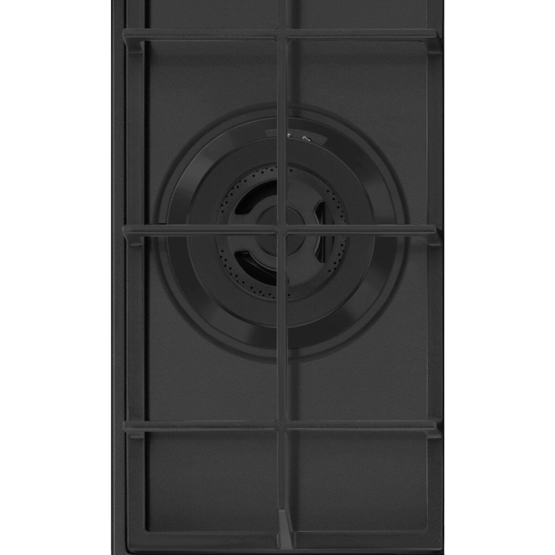 Smeg 60cm Classic Matte Black Stainless Steel Gas Cooktop PX364LMBAU - Factory Seconds