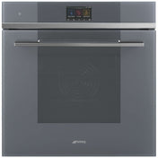 Smeg 60cm Linea Silver Pyrolytic Steam Oven SOPA6104S2PS - Factory Seconds