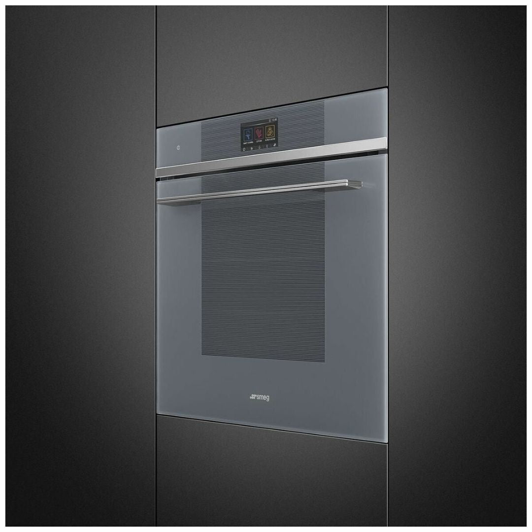 Smeg 60cm Linea Silver Pyrolytic Steam Oven SOPA6104S2PS - Factory Seconds