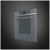 Smeg 60cm Linea Silver Pyrolytic Steam Oven SOPA6104S2PS - Factory Seconds