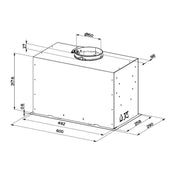Smeg 60cm Undermount Rangehood SHU621X - Factory Seconds