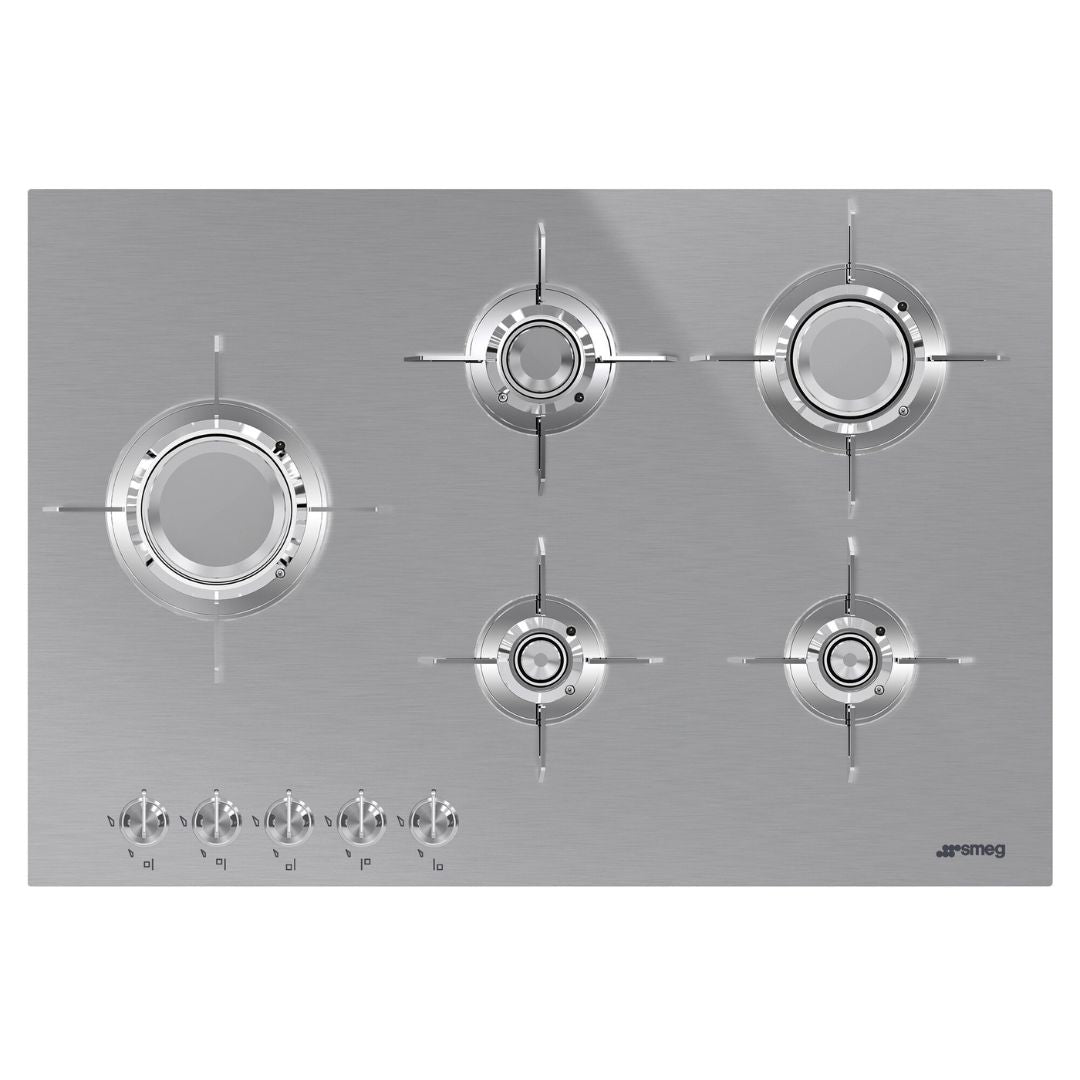 Smeg 75cm Linea Gas Cooktop PXL675LAU - Ex Display