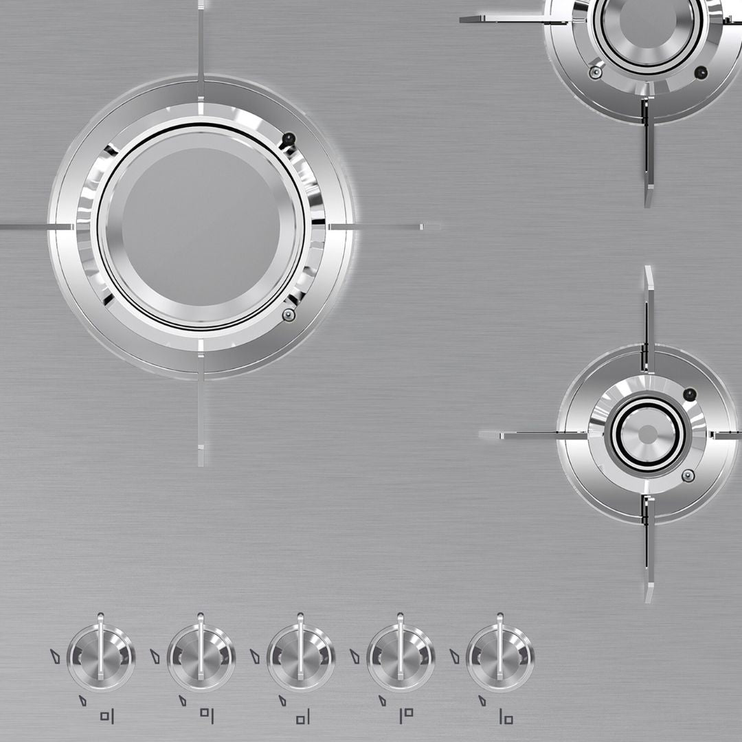 Smeg 75cm Linea Gas Cooktop PXL675LAU - Ex Display