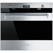 Smeg 76cm Classic Aesthetic Pyrolytic Built-In Oven SOA330X1 - Clearance