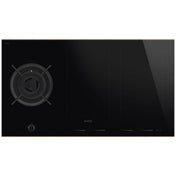 Smeg 90cm Induction Cooktop with Gas Burner SAIG6954R - Factory Seconds