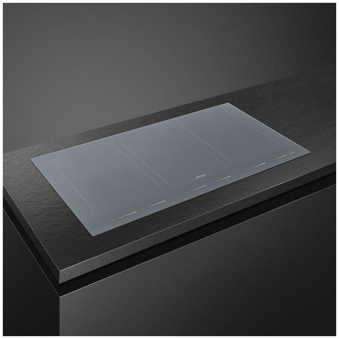 Smeg 90cm Induction Cooktop Silver SIM1963DS - Factory Seconds