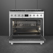 Smeg 90cm Stainless Steel Dual Fuel Freestanding Oven CS9GMXA2