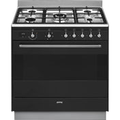 Smeg Black 90cm Freestanding Oven FS9606AS-1 - Factory Seconds