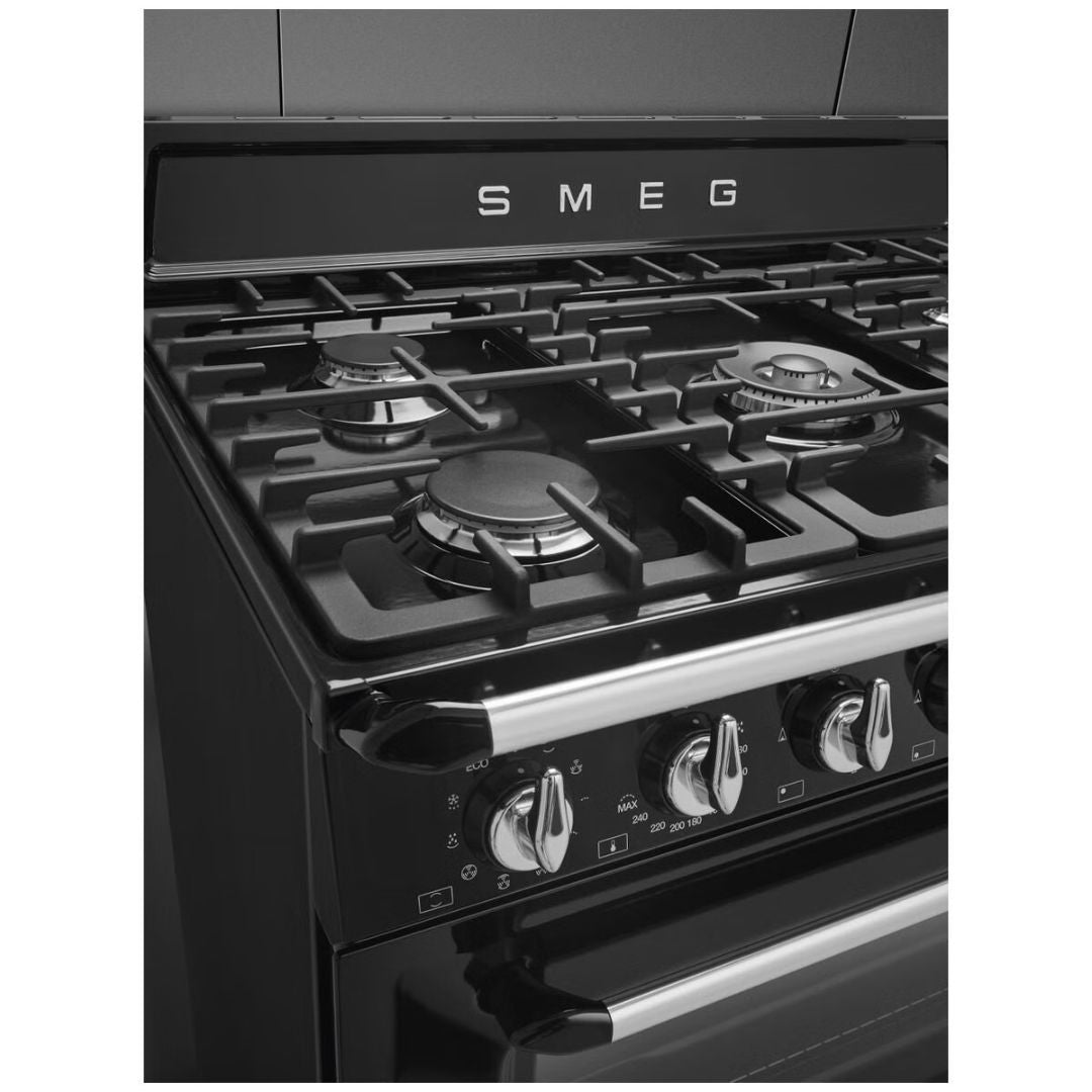 Smeg 90cm Victoria Dual Fuel Freestanding Oven TRA90BL2 - Factory Seconds