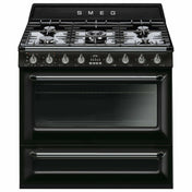 Smeg 90cm Victoria Dual Fuel Pyrolytic Freestanding Oven TRA90BLP2 - Factory Seconds