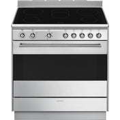 Smeg 90cm Stainless Steel Freestanding Electric Cooker FS9010CER-1 - Factory Seconds