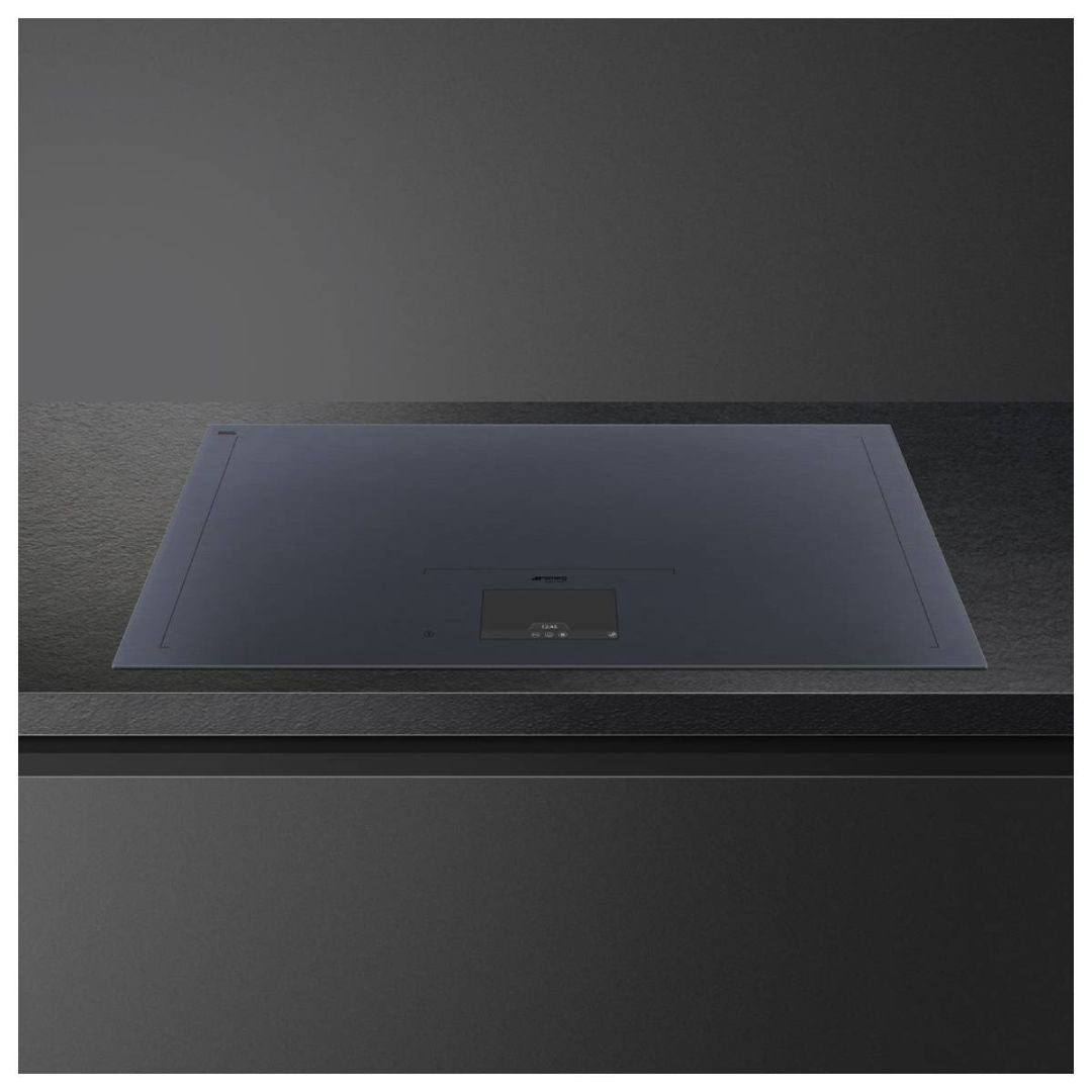 Smeg 93cm Linea Neptune Grey Induction Cooktop SIA1963DG - Factory Seconds