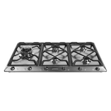 Load image into Gallery viewer, Smeg 90cm Stainless Steel Gas Cooktop CIR597XS - Factory Seconds Discount
