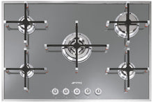 Load image into Gallery viewer, Smeg 74cm Linea Gas Cooktop PVS750A - Factory Seconds Discount
