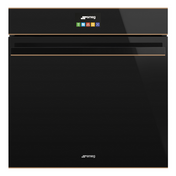 Smeg 60cm Black Dolce Stil Novo Oven with Steam SFPA6604STNR - Factory Seconds Discount