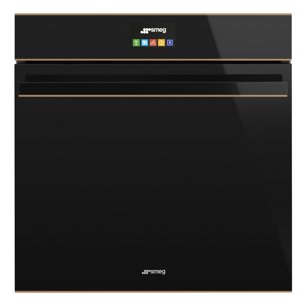 Smeg 60cm Black Dolce Stil Novo Oven with Steam SFPA6604STNR - Factory Seconds Discount