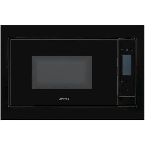Smeg 31L Built-In Microwave with Trim Kit SMO31NT - Factory Seconds