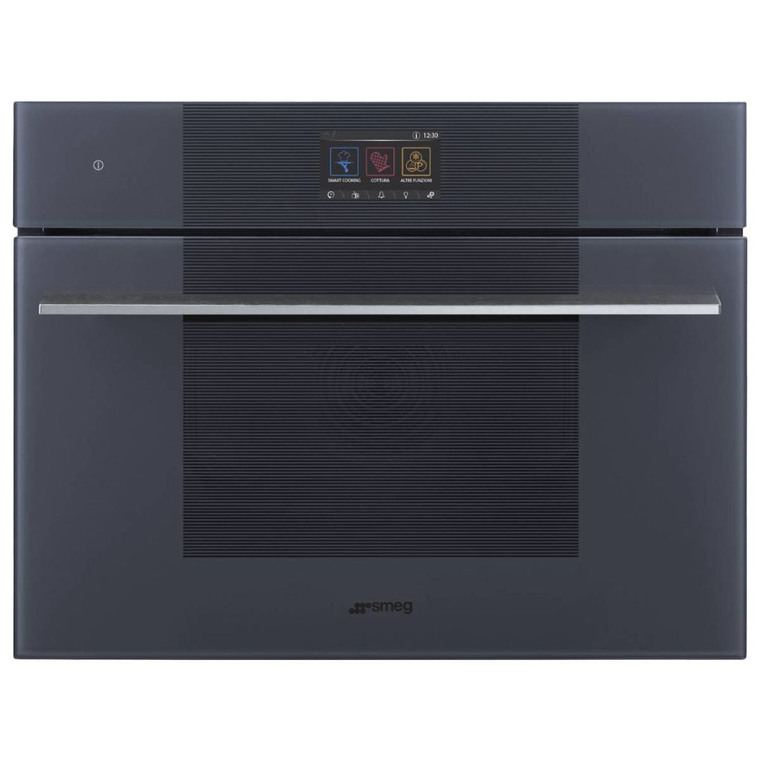 Smeg Neptune Grey Linea Compact Speedwave Oven SOA4104M2PG - Factory Seconds
