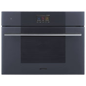 Smeg Neptune Grey Linea Compact Speedwave Oven SOA4104M2PG - Factory Seconds