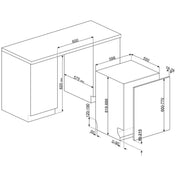 Smeg Fully Integrated Dishwasher DWAFI6224-4 - Carton Damage