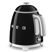 Smeg 50s Retro Style Black Mini Kettle KLF05BLAU - Carton Damage